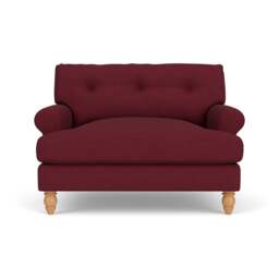 Love Seat - Rosehip - House Linen Mix - Talbot - The Cotswold Company - thumbnail 2