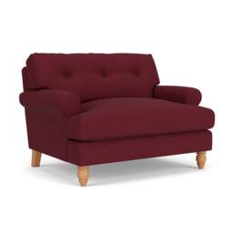 Love Seat - Rosehip - House Linen Mix - Talbot - The Cotswold Company - thumbnail 1