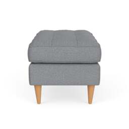 Foot Stool - Blue Marl - House Weave - Saxon Small - The Cotswold Company - thumbnail 3