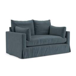 2 Seater Sofa - Teal - Eco Chenille - Ashton - The Cotswold Company - thumbnail 1