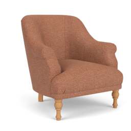 Armchair - Brick - Herringbone Weave - Everett - The Cotswold Company - thumbnail 1