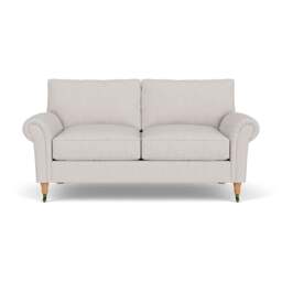 Large 2 Seater Sofa - Soft White - Luxury Italian Linen - Osbourne - The Cotswold Company - thumbnail 2