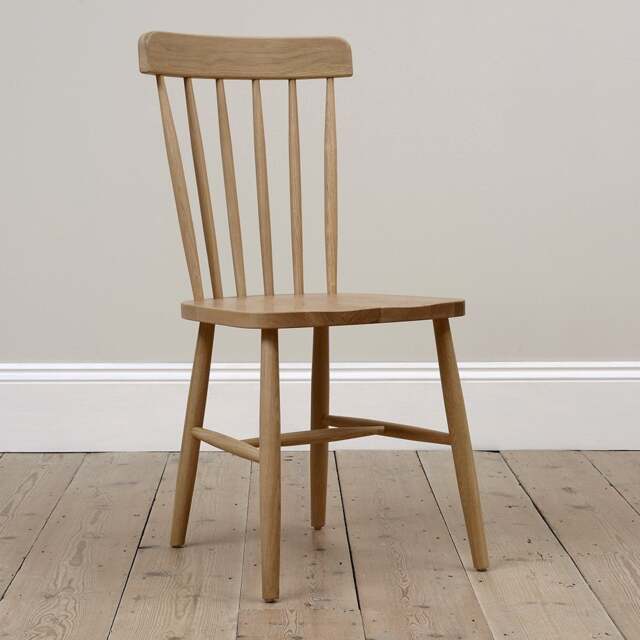 Elkstone Mellow Oak Spindleback Dining Chair - The Cotswold Company - image 1