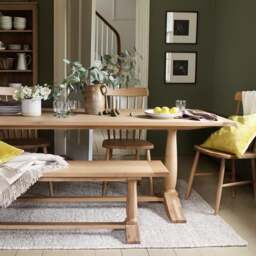 Elkstone Mellow Oak Spindleback Dining Chair - The Cotswold Company - thumbnail 5