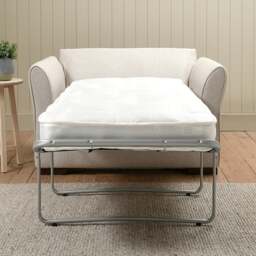 Sofa Bed Love Seat - Natural - House Weave - Express Delivery Sofas - Fletcher  - The Cotswold Company - thumbnail 3