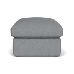 Foot Stool - Blue Marl - House Weave - Clarke Small - The Cotswold Company - thumbnail 2