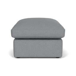 Foot Stool - Blue Marl - House Weave - Clarke Small - The Cotswold Company - thumbnail 3