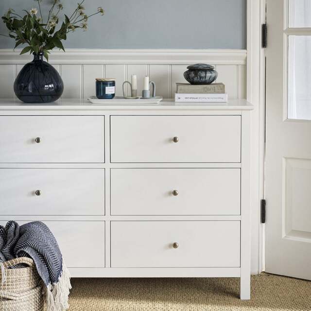 Simply Cotswold Pure White 6 Drawer Chest - The Cotswold Company - image 1