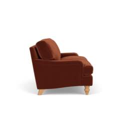 Morris 3 Seater - Brick - Matt Velvet - The Cotswold Company - thumbnail 3