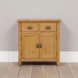 Oakland Rustic Oak Extra Small Sideboard - The Cotswold Company - thumbnail 2
