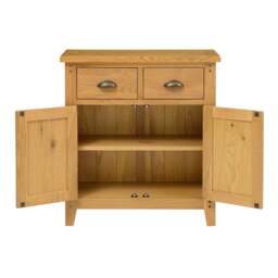 Oakland Rustic Oak Extra Small Sideboard - The Cotswold Company - thumbnail 4