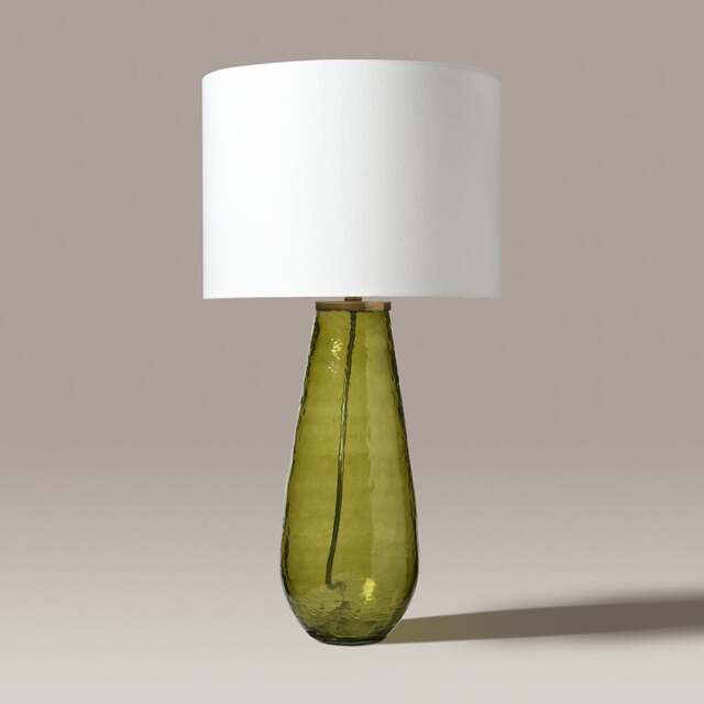 Hector Glass Large Lamp Forest - Home Accessories - The Cotswold Company - image 1