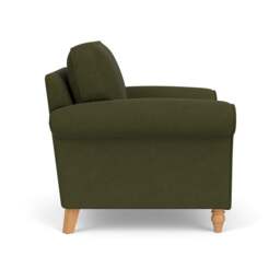Armchair - Forest Green - House Linen Mix - Hurley - The Cotswold Company - thumbnail 3