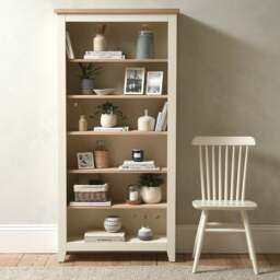 Large Bookcase - Chester Classic Cream - The Cotswold Company