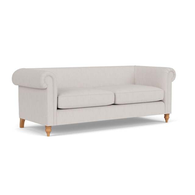 4 Seater Sofa - Soft White - Luxury Italian Linen - Rayner - The Cotswold Company - image 1