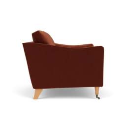 Love Seat - Brick - Matt Velvet - Robinson - The Cotswold Company - thumbnail 3