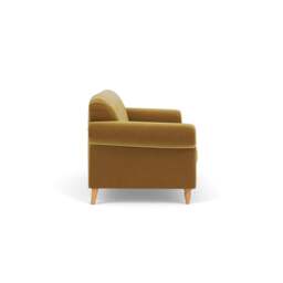 4 Seater Sofa - Mustard - Matt Velvet - Chapman - The Cotswold Company - thumbnail 3