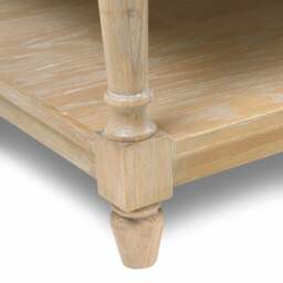 Camille Limewash Oak Large Coffee Table - The Cotswold Company - thumbnail 6