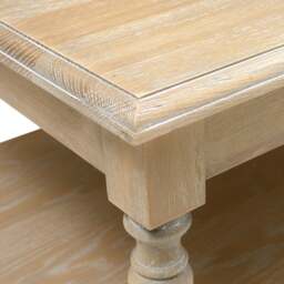 Camille Limewash Oak Large Coffee Table - The Cotswold Company - thumbnail 5