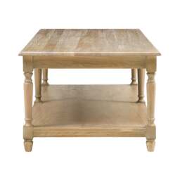 Camille Limewash Oak Large Coffee Table - The Cotswold Company - thumbnail 4