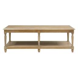 Camille Limewash Oak Large Coffee Table - The Cotswold Company - thumbnail 3