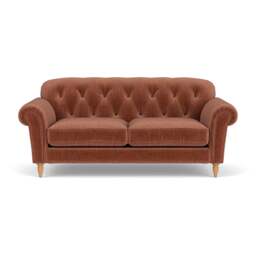 Large 2 Seater Sofa - Cinnamon - Eco Chenille - Chapman - The Cotswold Company - thumbnail 2