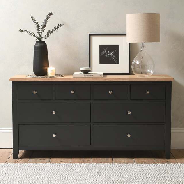 8 Drawer Chest - Chester Charcoal - The Cotswold Company - image 1