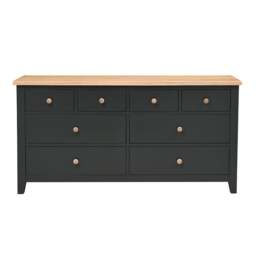 8 Drawer Chest - Chester Charcoal - The Cotswold Company - thumbnail 3