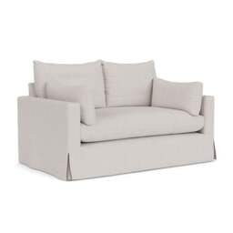 2 Seater Sofa - Soft White - Luxury Italian Linen - Ashton - The Cotswold Company