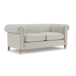 3 Seater Sofa - Grey Mist - Eco Chenille - Rayner - The Cotswold Company