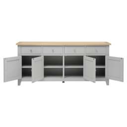 Extra Large Sideboard - Chester Dove Grey - The Cotswold Company - thumbnail 5