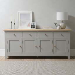Extra Large Sideboard - Chester Dove Grey - The Cotswold Company - thumbnail 2