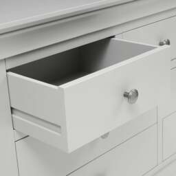 7 Drawer Wide Chest - Chantilly Pebble Grey - The Cotswold Company - thumbnail 7