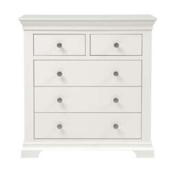 5 Drawer Chest - Chantilly Warm White - The Cotswold Company - thumbnail 5