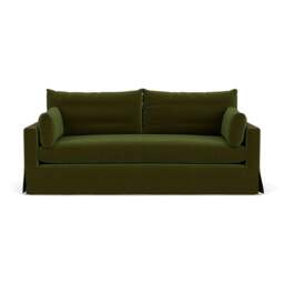 4 Seater Sofa - Forest Green - Matt Velvet - Ashton - The Cotswold Company - thumbnail 2