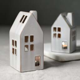 Stoneware Village House Large - Candle Holder - The Cotswold Company - thumbnail 1