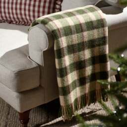 Heritage Check Throw - Home Accessories - The Cotswold Company - thumbnail 1
