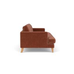 4 Seater Sofa - Cinnamon - Eco Chenille - Jackson - The Cotswold Company - thumbnail 3