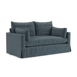 Large 2 Seater Sofa - Teal - Eco Chenille - Ashton - The Cotswold Company