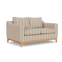 2 Seater Sofa - Charcoal - Compton Stripe - Watson - The Cotswold Company