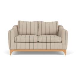 2 Seater Sofa - Charcoal - Compton Stripe - Watson - The Cotswold Company - thumbnail 2