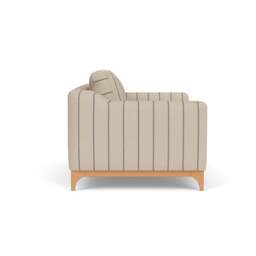 2 Seater Sofa - Charcoal - Compton Stripe - Watson - The Cotswold Company - thumbnail 3
