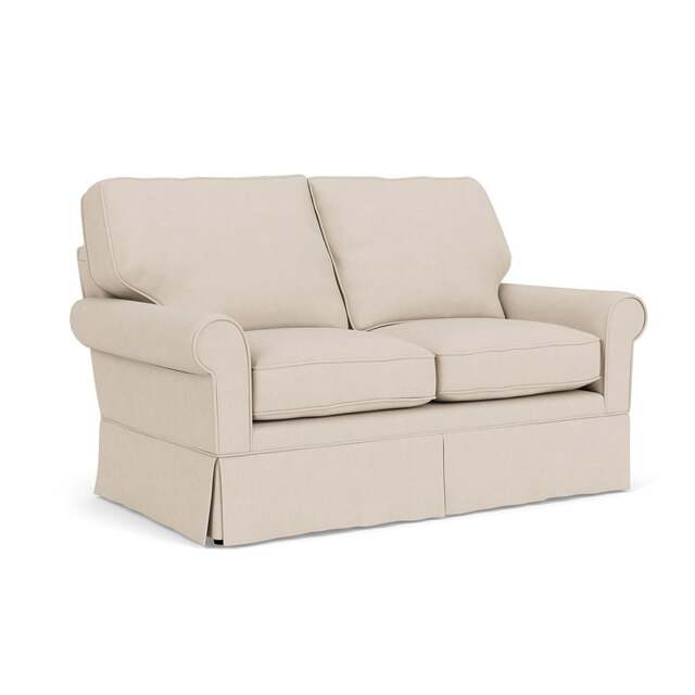 2 Seater Sofa - Lily White - House Linen Mix - Dawson - The Cotswold Company - image 1