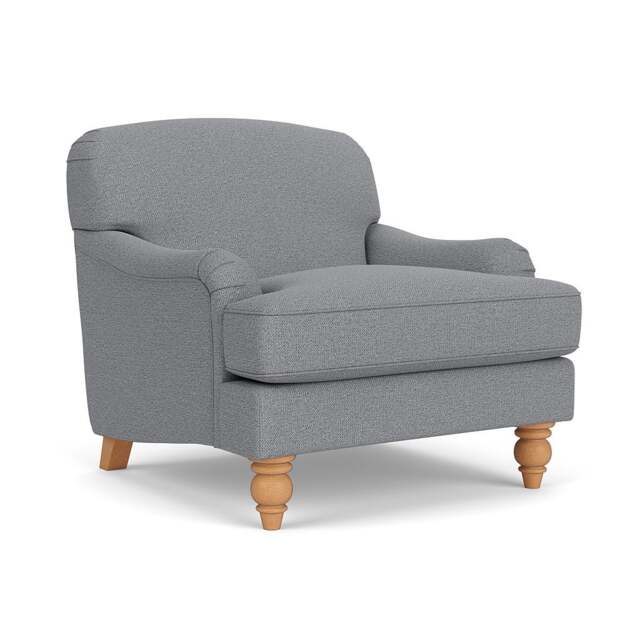 Ashbee Armchair - Blue Marl - House Weave - The Cotswold Company - image 1