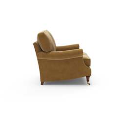 Large 2 Seater Sofa - Mustard - Matt Velvet - Taylor High Back - The Cotswold Company - thumbnail 7
