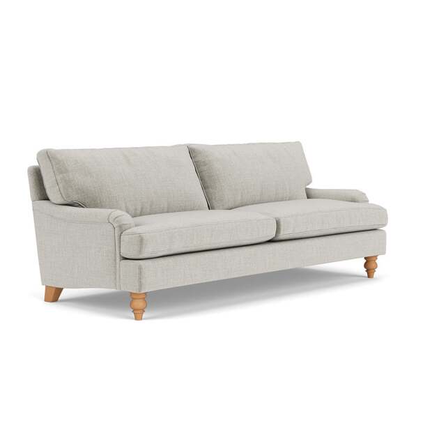 4 Seater Sofa - Grey Mist - Eco Chenille - Morris - The Cotswold Company - image 1