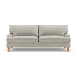 4 Seater Sofa - Grey Mist - Eco Chenille - Morris - The Cotswold Company - thumbnail 2