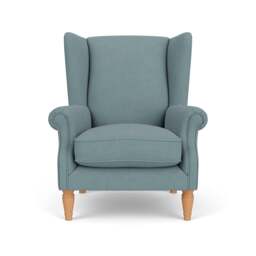 Armchair - Sky blue - House Linen Mix - Alice - The Cotswold Company - thumbnail 2
