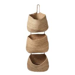 Jute Hanging Baskets Natural - Home Accessories - The Cotswold Company - thumbnail 3
