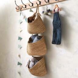 Jute Hanging Baskets Natural - Home Accessories - The Cotswold Company